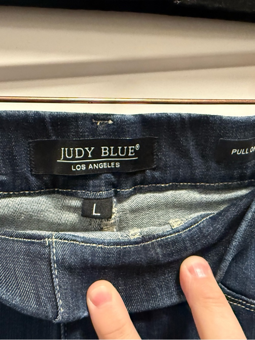 Judy Blue Women's Dark Blue pull on shorts
